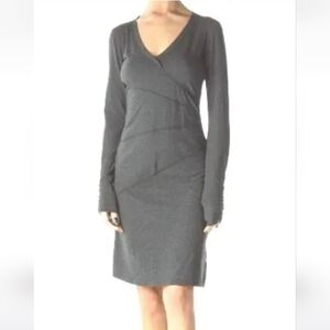 Athleta Midi Long Sleeve Gray Dress